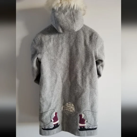 Vintage Inuit Embroidered Wool Parka - Picture 3 of 9